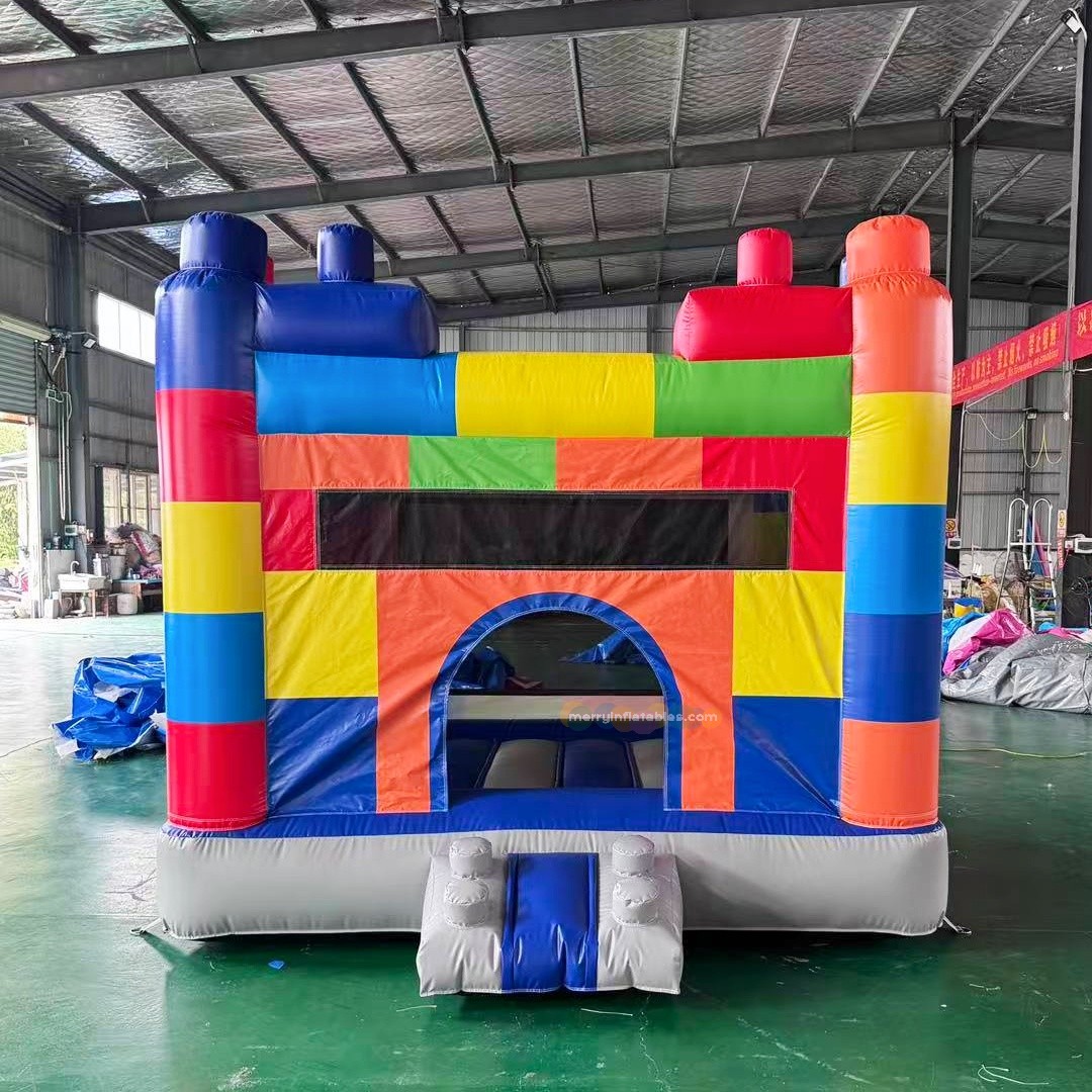 Party Games Kids Outdoor - บ้านลมเด็กเล่นพร้อมสไลเดอร์ คอมโบมูนวอล์ค สนามเด็กเล่นเป่าลมกลางแจ้ง เกมส์เป่าลมสำหรับงานปาร์ตี้