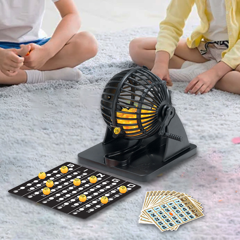 Party Games Bingo - บิงโกเครื่องจับสลากกรง Sweepstakes สําหรับครอบครัวขนาดใหญ่ Party Travel Holiday