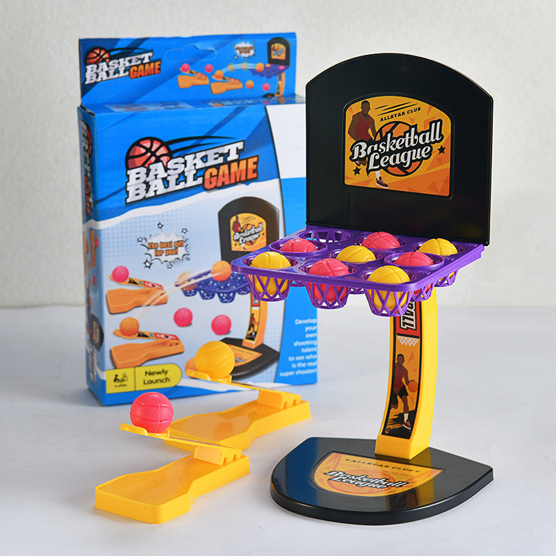 Party Games Classic - เกมบาสเก็ตบอลคลาสสิกแบบใช้นิ้วสำหรับเล่นบนโต๊ะ ชุดของเล่นแข่งขันยิงแบบอินเทอร์แอคทีฟสำหรับ 2 ผู้เล่น เหมาะสำหรับงานปาร์ตี้เด็ก ของขวัญสนุกสนานสำหรับครอบครัว