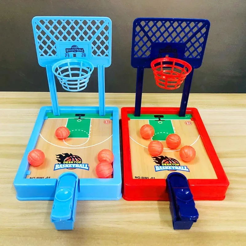 Party Games Easy Kids - เครื่องยิงนิ้วมือสำหรับเด็กและผู้ใหญ่เครื่องเล่นเกมบาสเก็ตบอลขนาดเล็กประกอบง่ายในร่มกลางแจ้ง