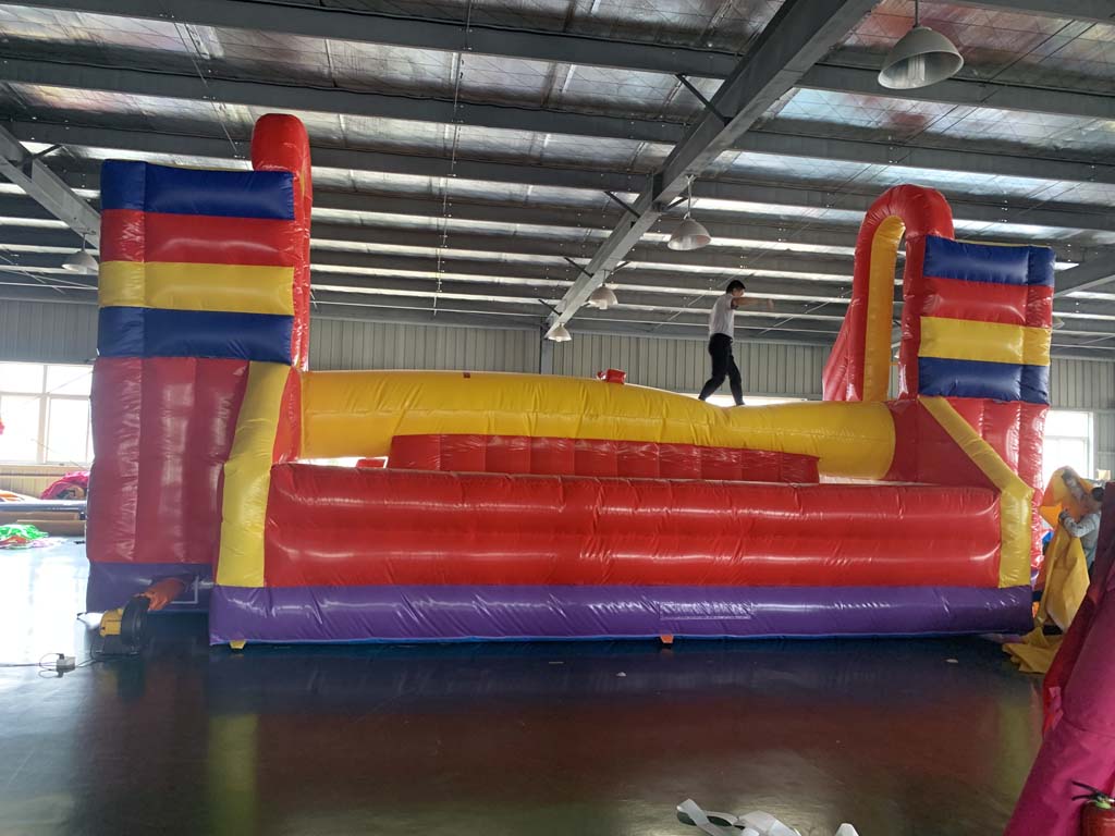 สนามแข่งขันเป่าลมขนาดใหญ่พร้อม - Party Games Kids Outdoor บทวิจารณ์และราคา