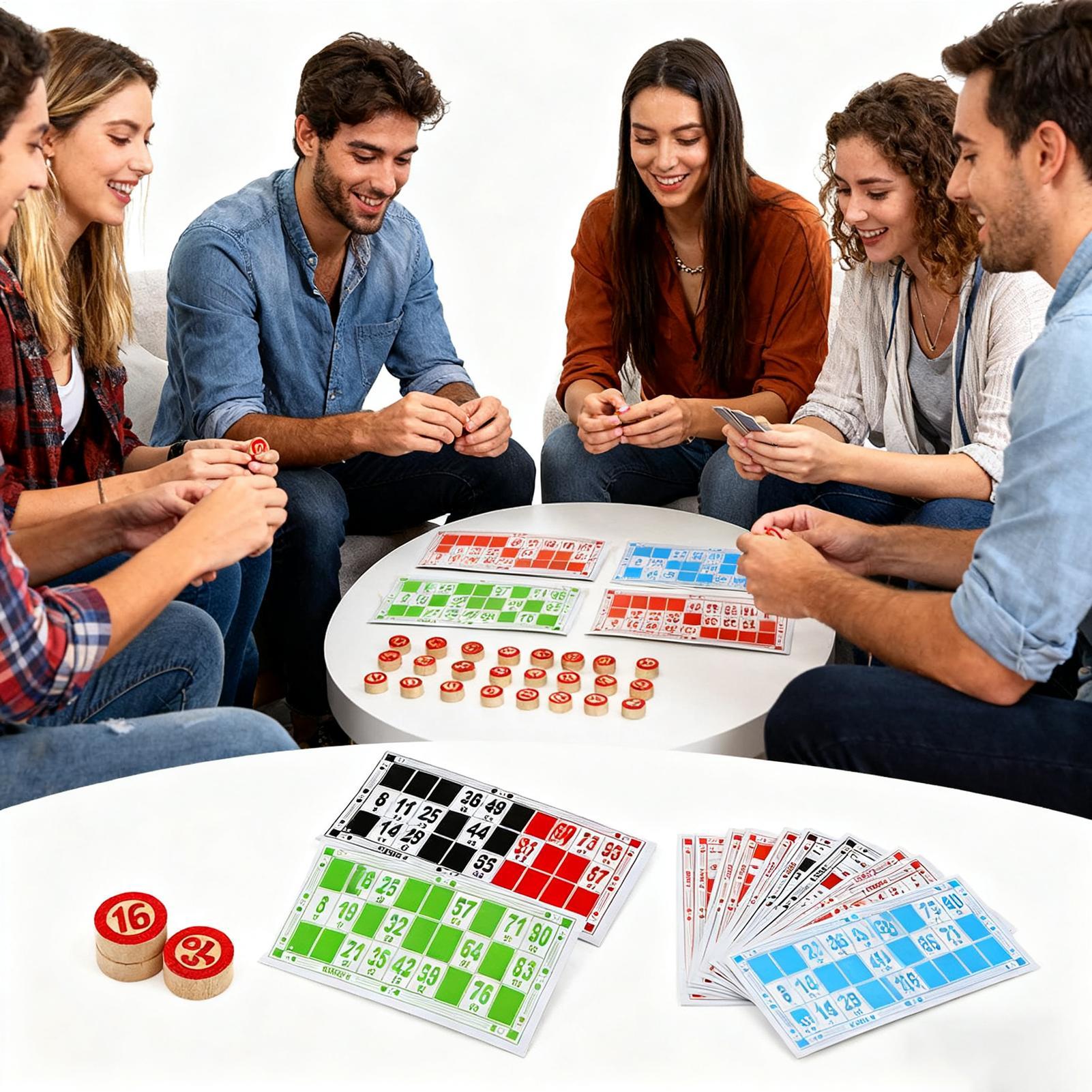 ชุดเกมบิงโกไม้โบราณ พร้อมการ์ด - Party Games Bingo บทวิจารณ์และราคา