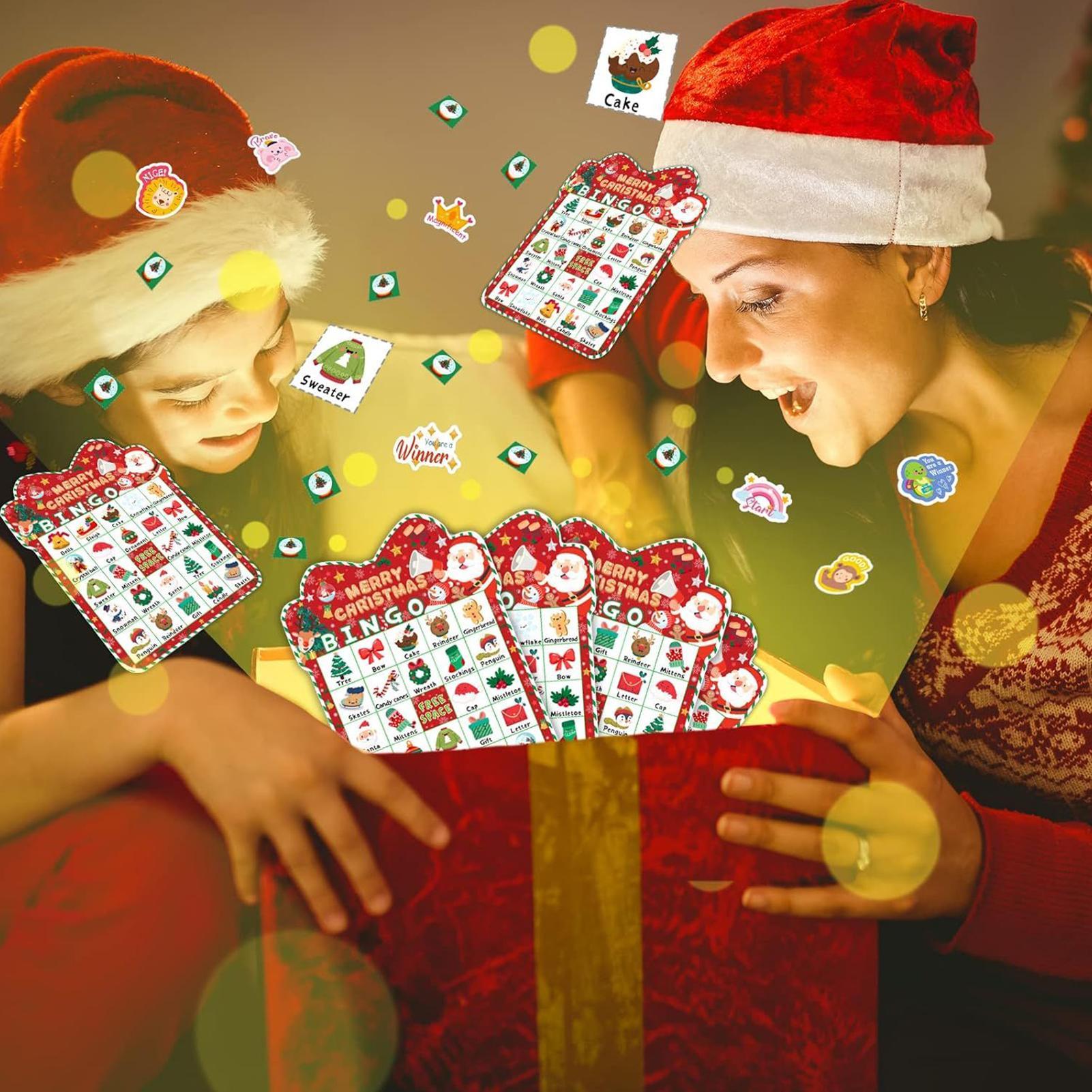 ชุดบัตรบิงโกคริสต์มาสสำหรับเด็ - Party Games Bingo บทวิจารณ์และราคา