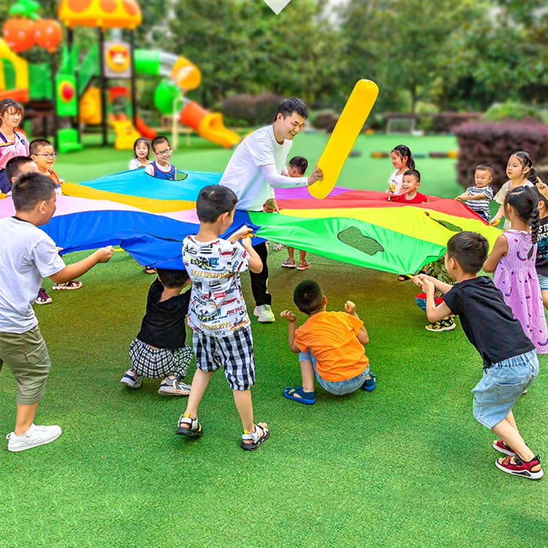 ร่มร่มร่อนสีรุ้ง เกมนักล่ากอเฟ - Party Games Kids Outdoor บทวิจารณ์และราคา
