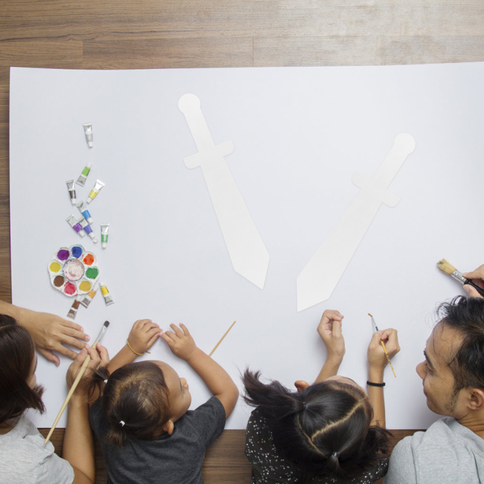 ดาบวาดลาย 12 ชิ้น สำหรับเด็ก ข - Party Games Easy Kids บทวิจารณ์และราคา