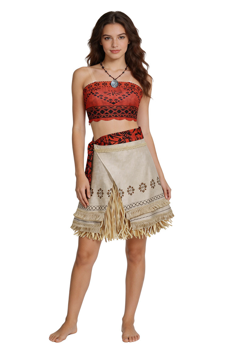 ชุดฮาโลวีนสไตล์โมอาน่า ชุดคอสเ - Party Games Moana บทวิจารณ์และราคา