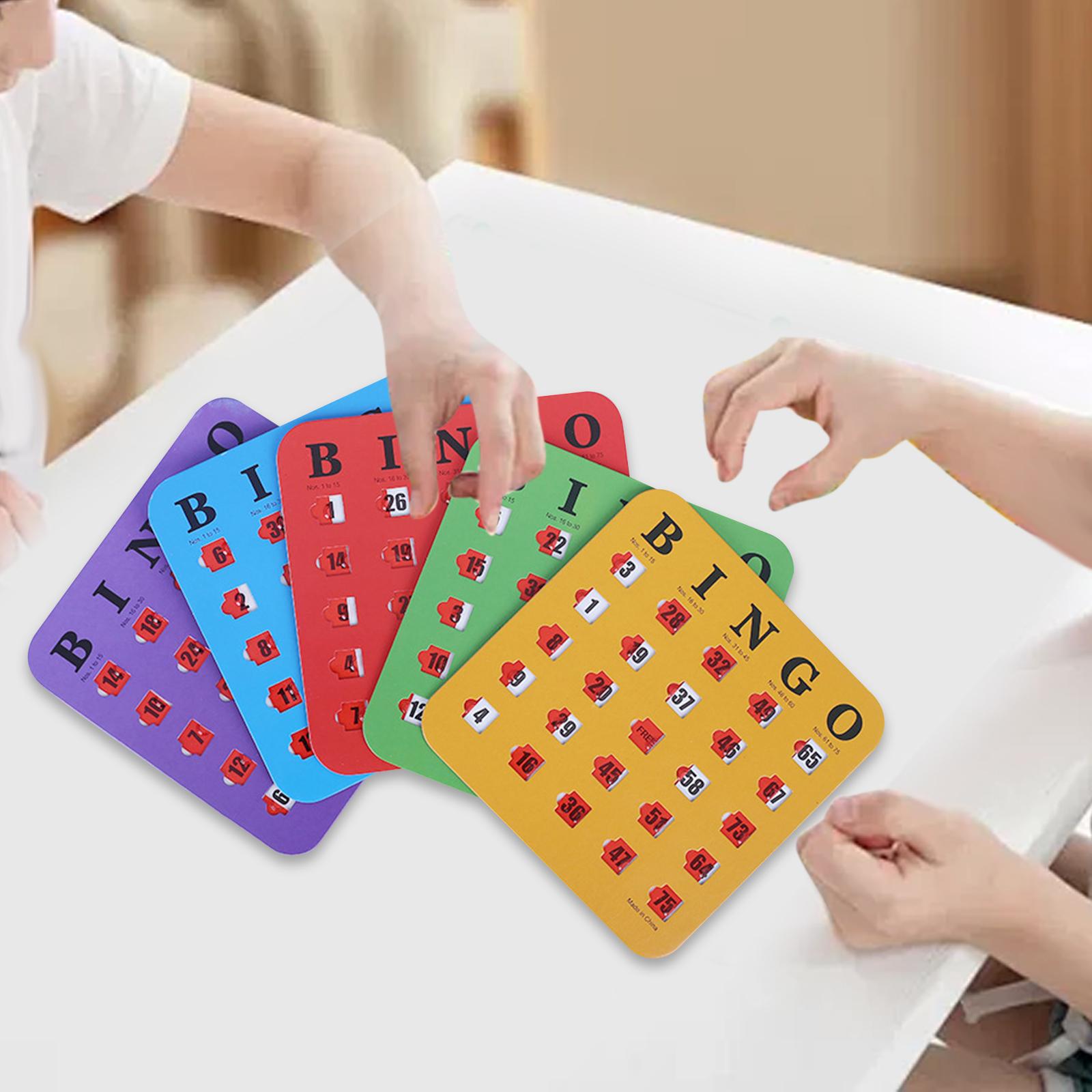 บัตรบิงโกแบบสไลด์ 5 ชิ้น พิมพ์ - Party Games Bingo บทวิจารณ์และราคา