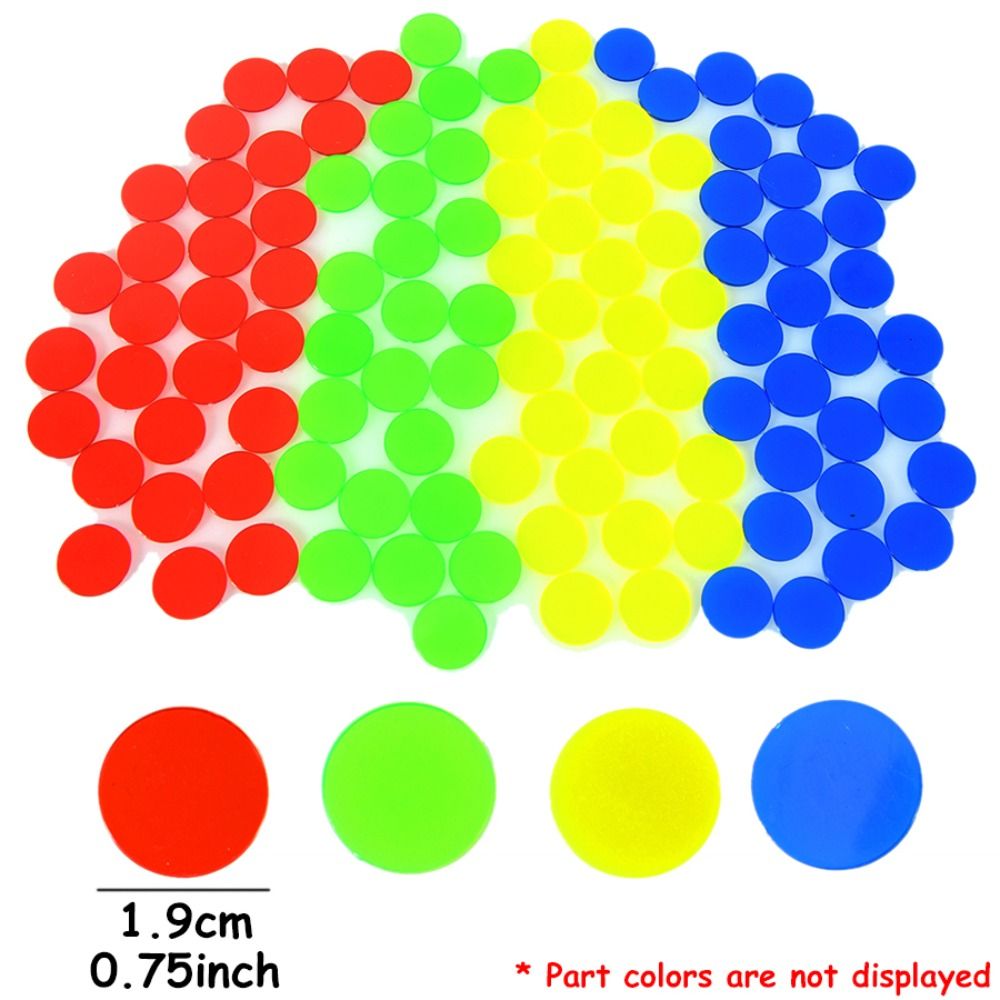 100 ชิ้นใหม่พลาสติกชิปนับจำนวน - Party Games Bingo บทวิจารณ์และราคา