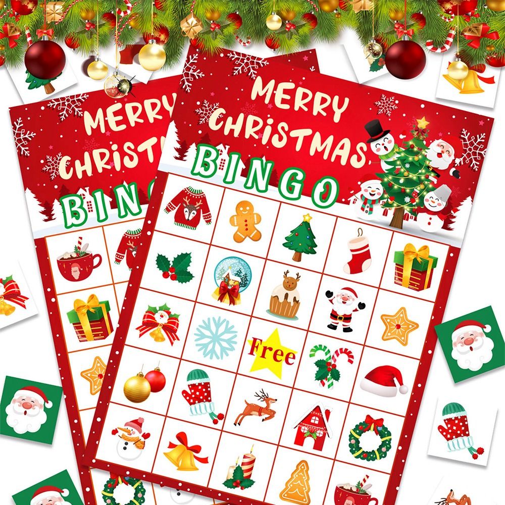 บัตรบิงโกคริสต์มาสใหม่ เกมปาร์ - Party Games Bingo บทวิจารณ์และราคา