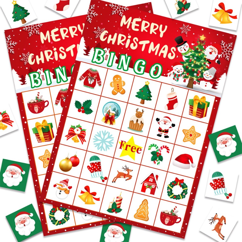 บัตรบิงโกคริสต์มาสใหม่ เกมปาร์ - Party Games Bingo บทวิจารณ์และราคา
