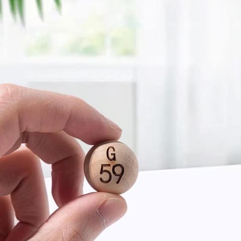 ลูกบิงโกไม้เนื้อแข็งกันรอยขีดข - Party Games Bingo บทวิจารณ์และราคา
