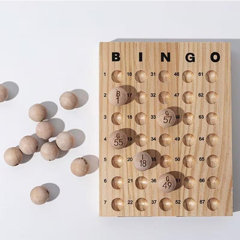 ลูกบิงโกไม้เนื้อแข็งกันรอยขีดข - Party Games Bingo บทวิจารณ์และราคา