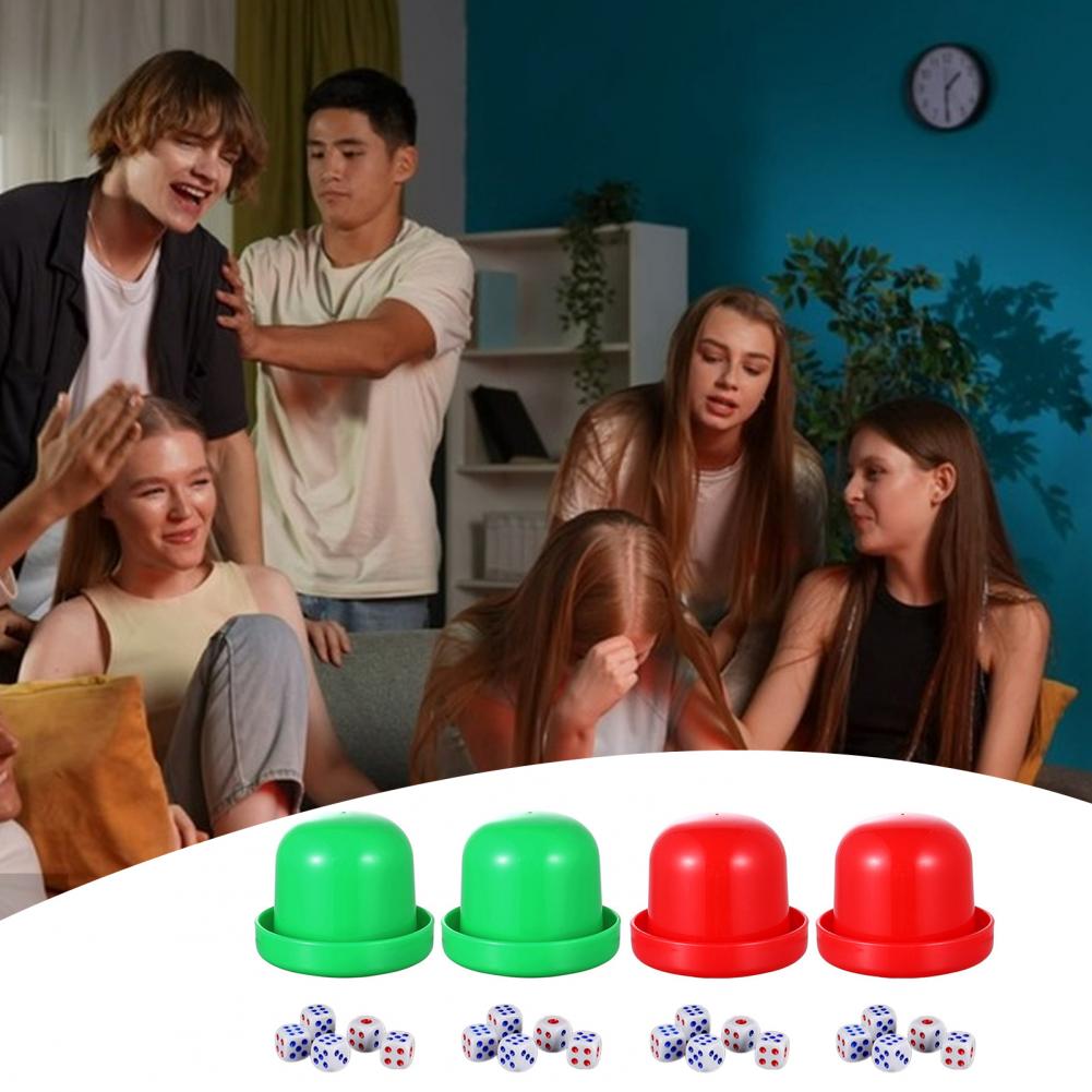 2 ชุด 8.5 ซม.ลูกเต๋าถ้วยฐาน 10 - Party Games No Equipment บทวิจารณ์และราคา