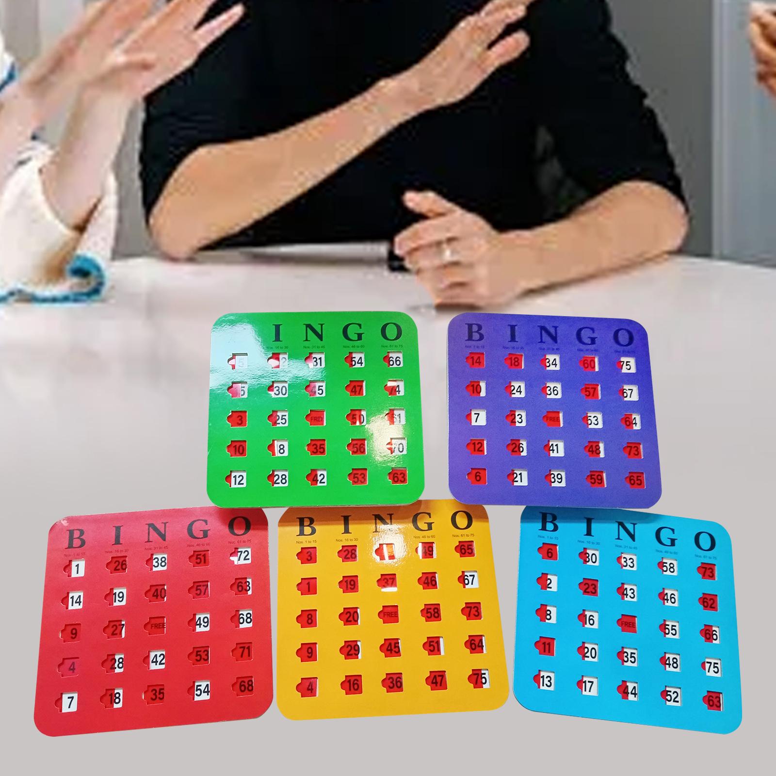 5 ชิ้นพิมพ์ขนาดใหญ่บิงโกกระดาษ - Party Games Bingo บทวิจารณ์และราคา